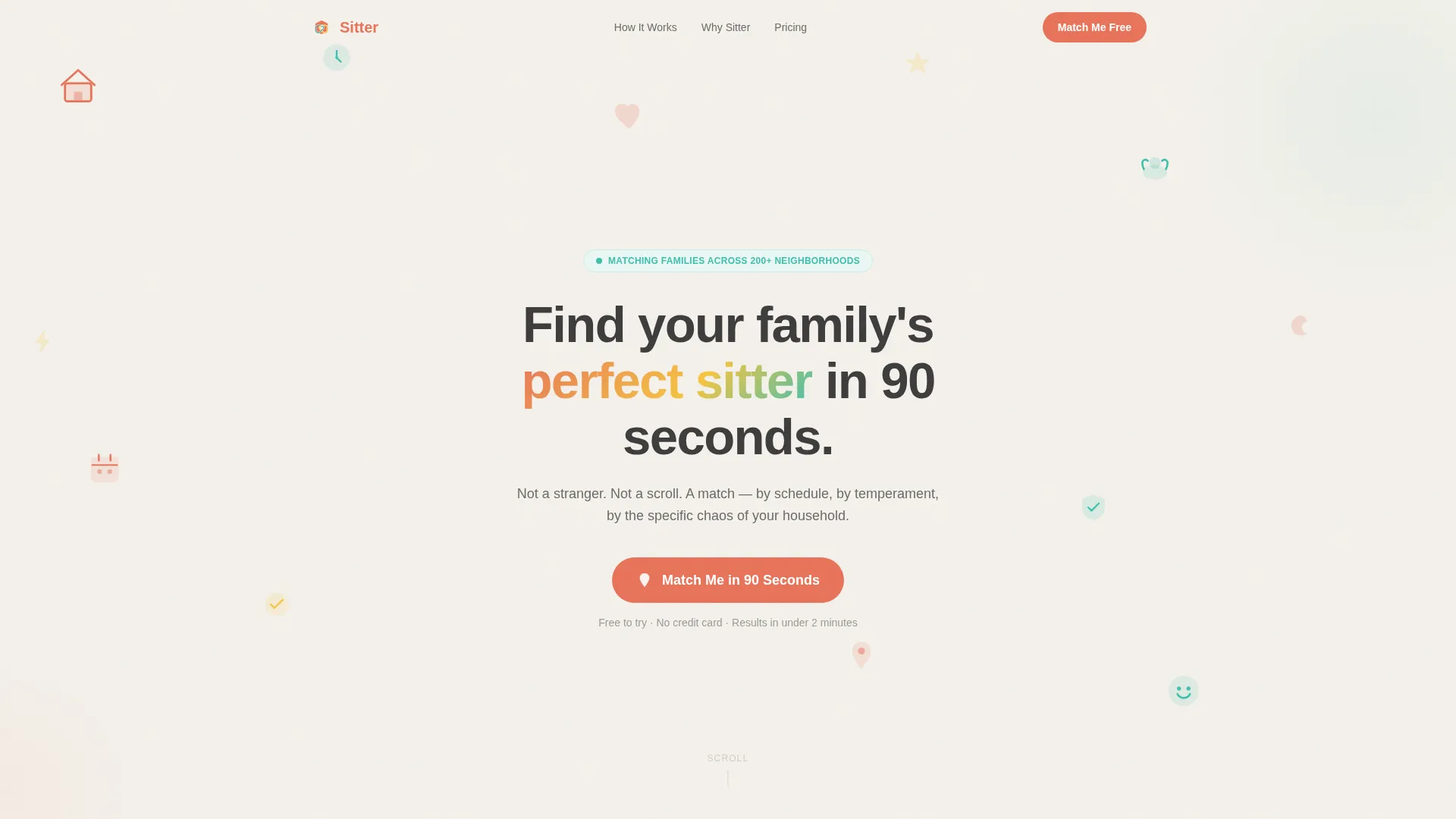 Specialist Nanny & Au Pair Professional Website Template