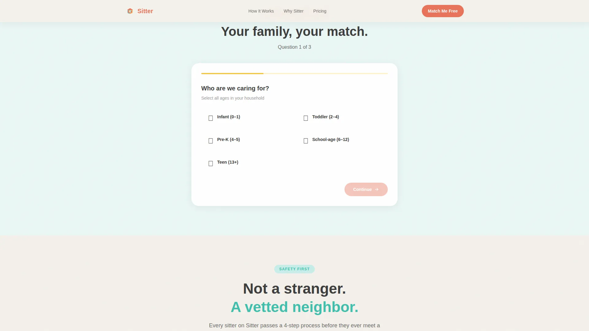 Specialist Nanny & Au Pair Professional Website Template