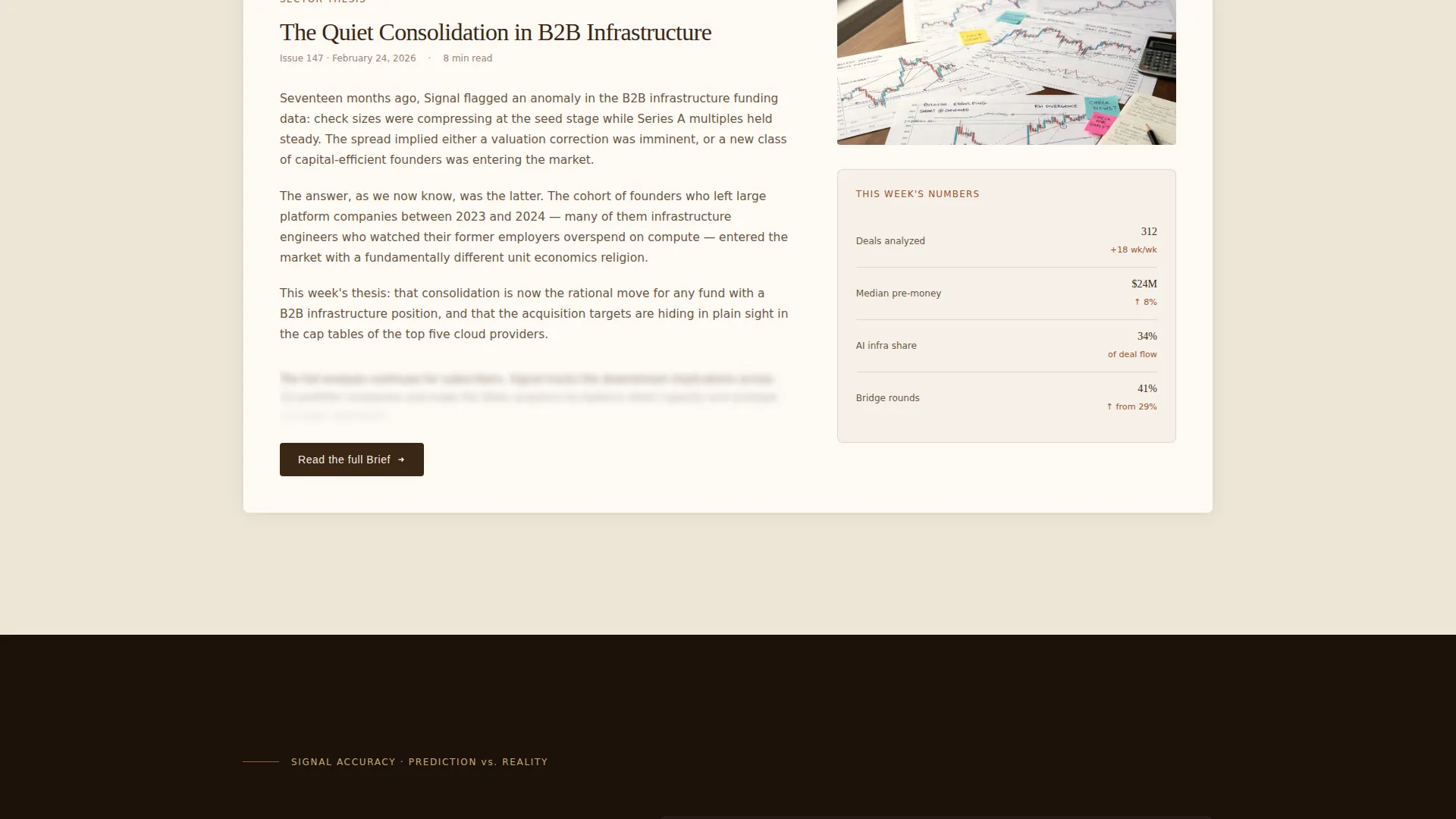 Venture Capital Newsletter Landing Page Template