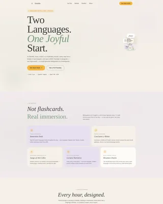Daycare Landing Page Template | Semilla