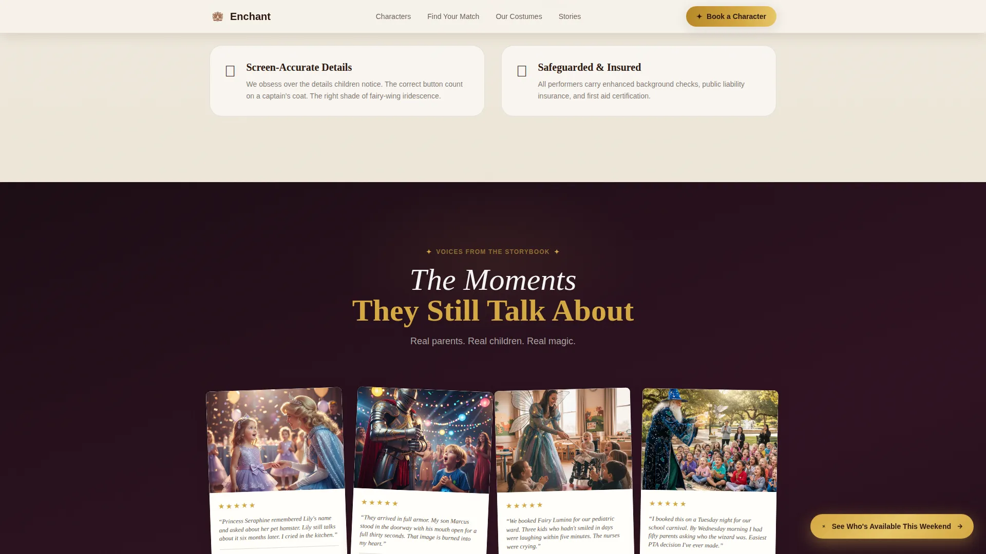 Kids Party & Entertainment Booking Website Template