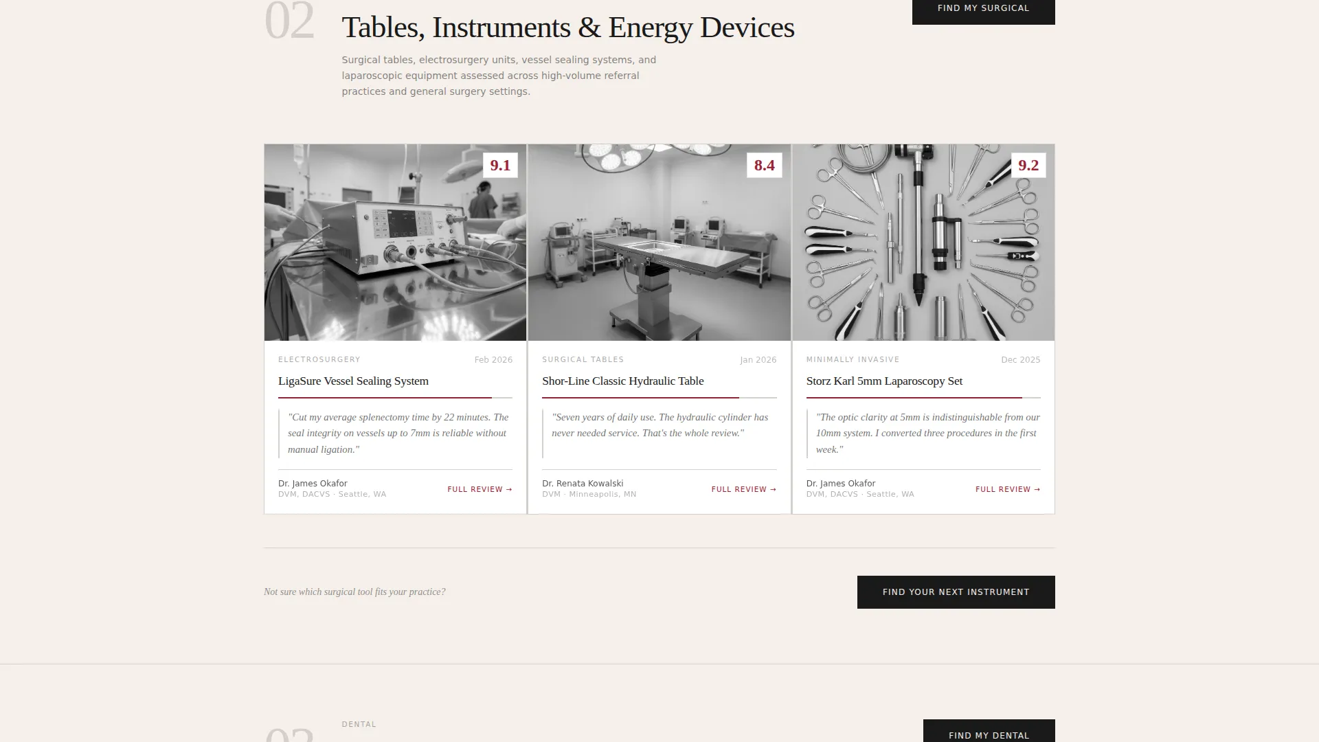 Veterinary Review Blog Landing Page Template