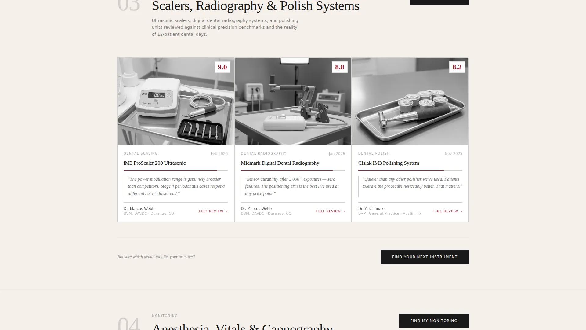 Veterinary Review Blog Landing Page Template
