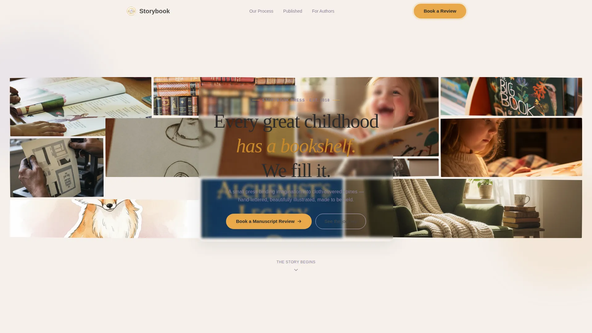 Kids Entertainment & Media Booking Website Template