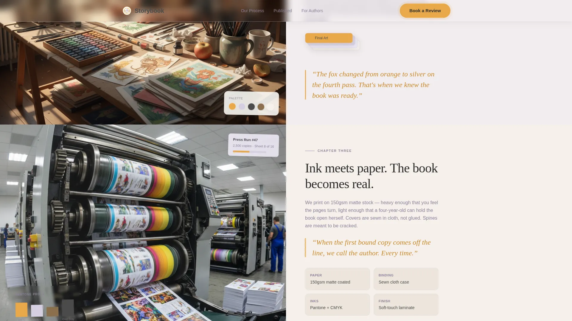 Kids Entertainment & Media Booking Website Template