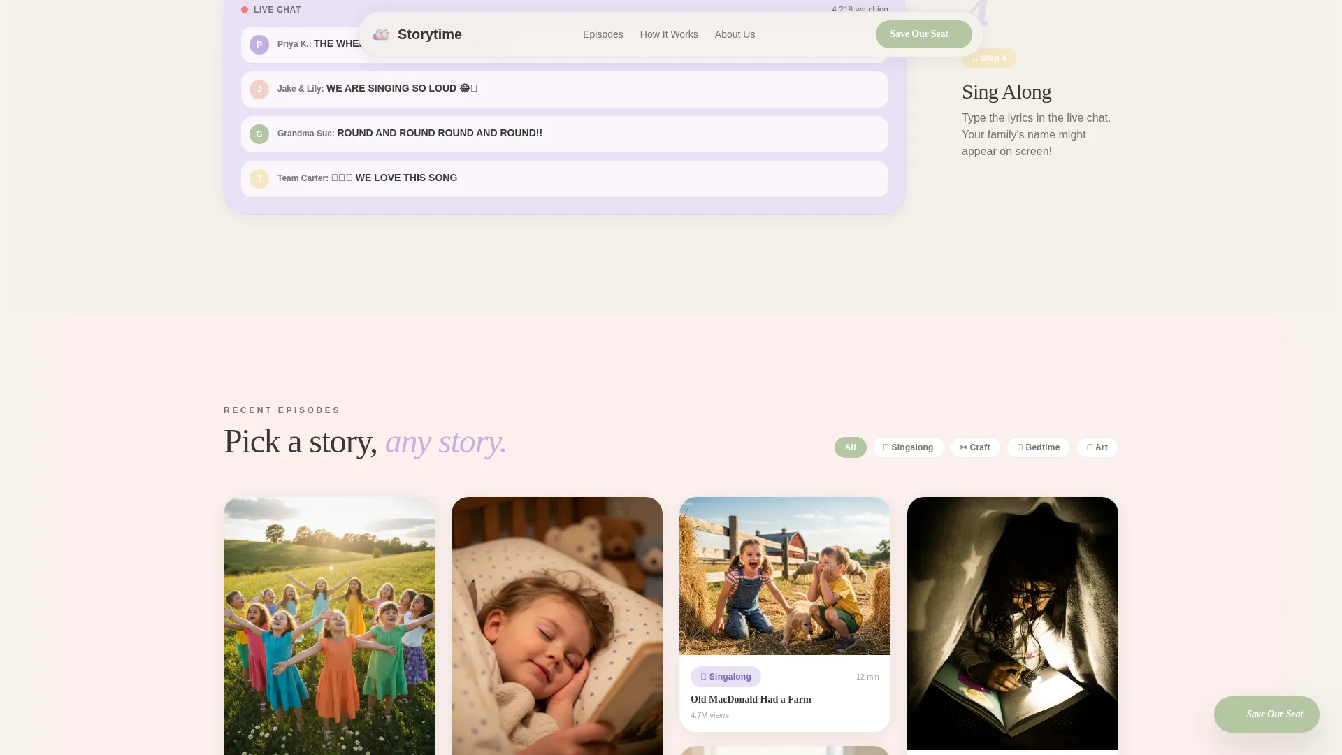 Kids Entertainment & Media Expert Booking Website Template