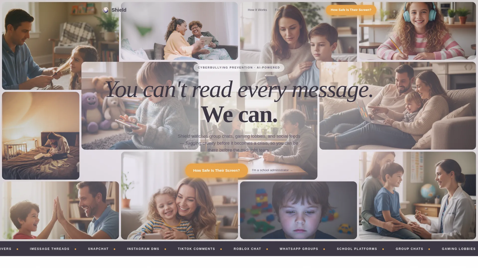 Kids Online Safety & Tech Professional Website Template