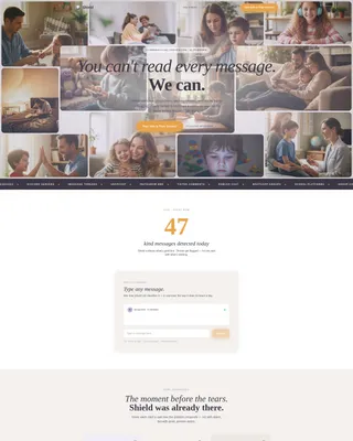 Kids Online Safety & Tech Professional Website Template