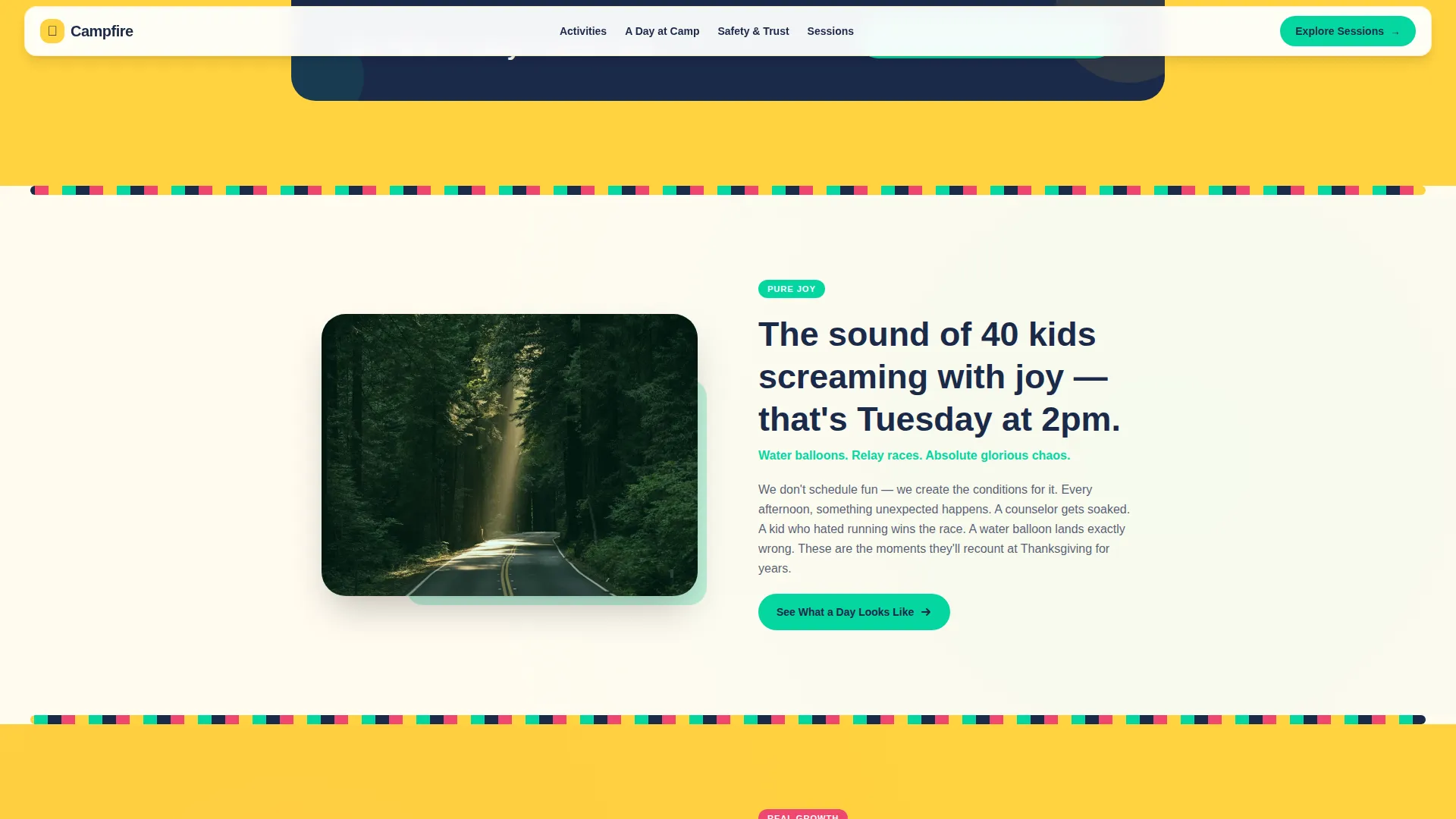 Summer Camp & Outdoor Program Reviews Website Template