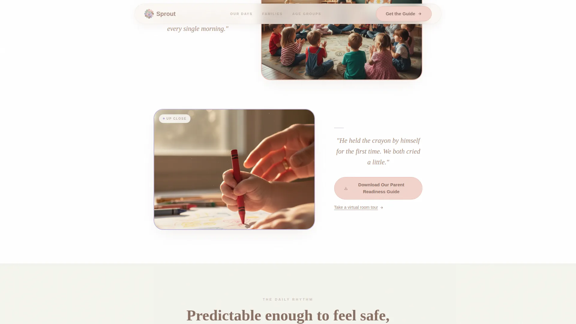 Daycare & Childcare Professional Website Template