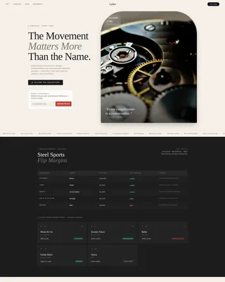 Horology TikTok Channel Landing Page Template