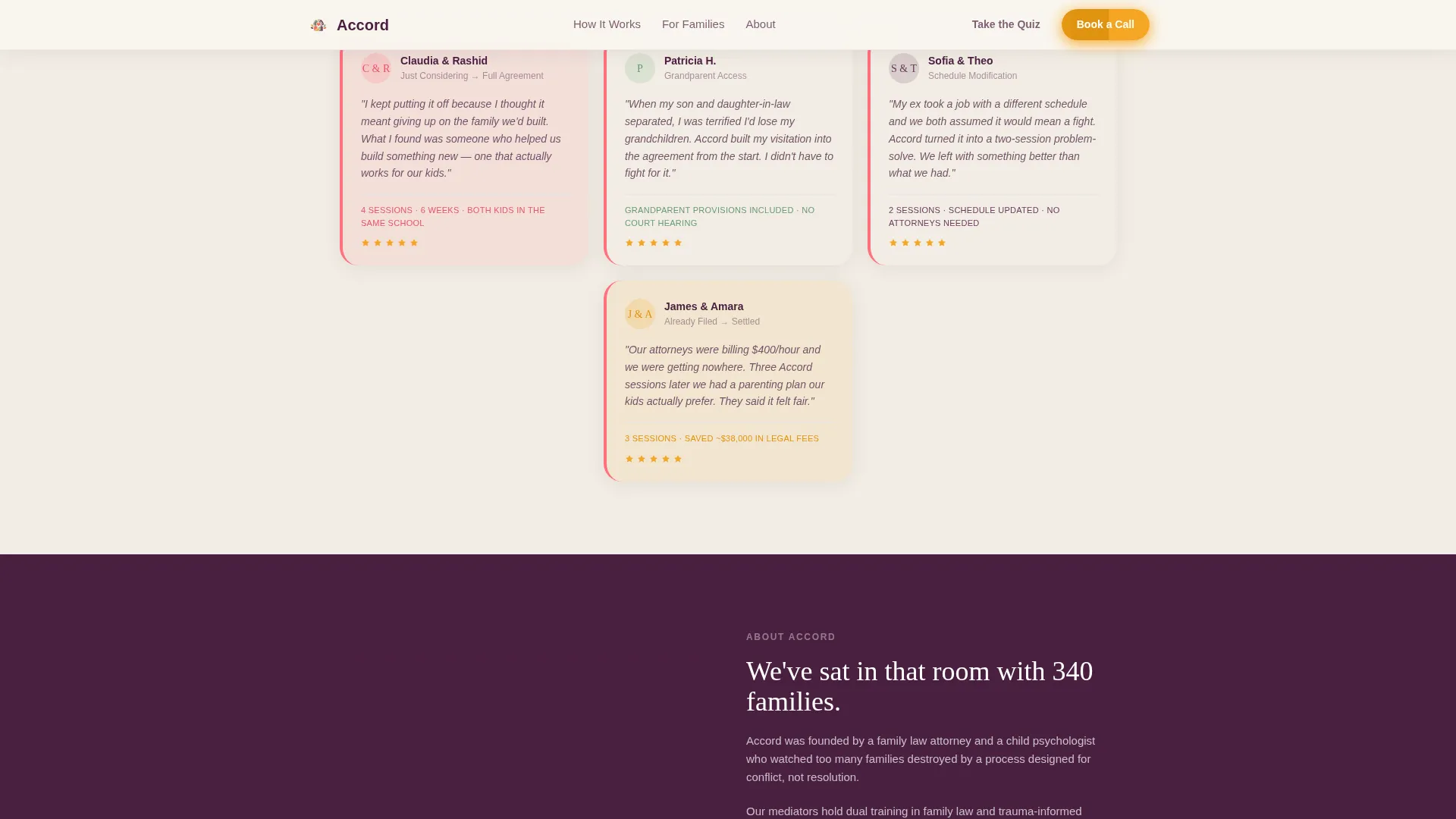 Family Counseling & Support Booking Website Template