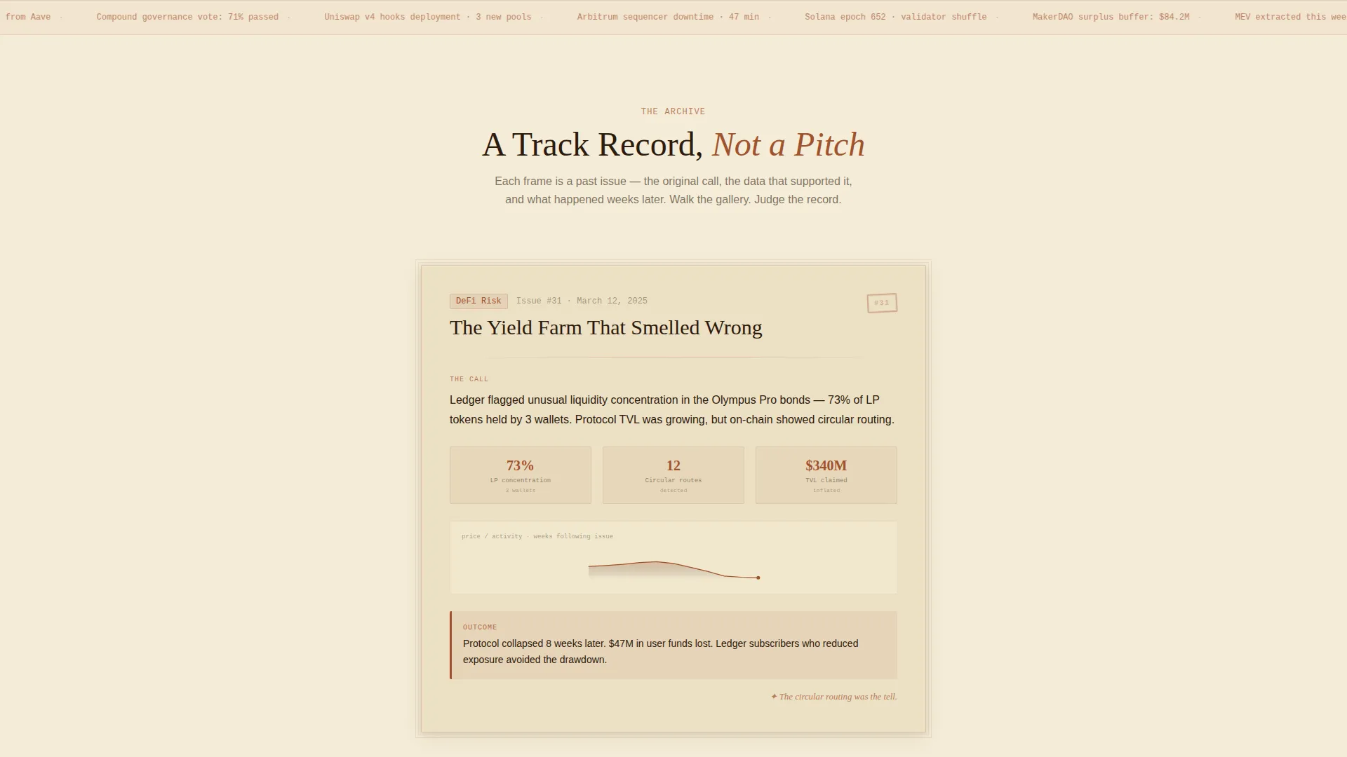 Crypto Newsletter Landing Page Template
