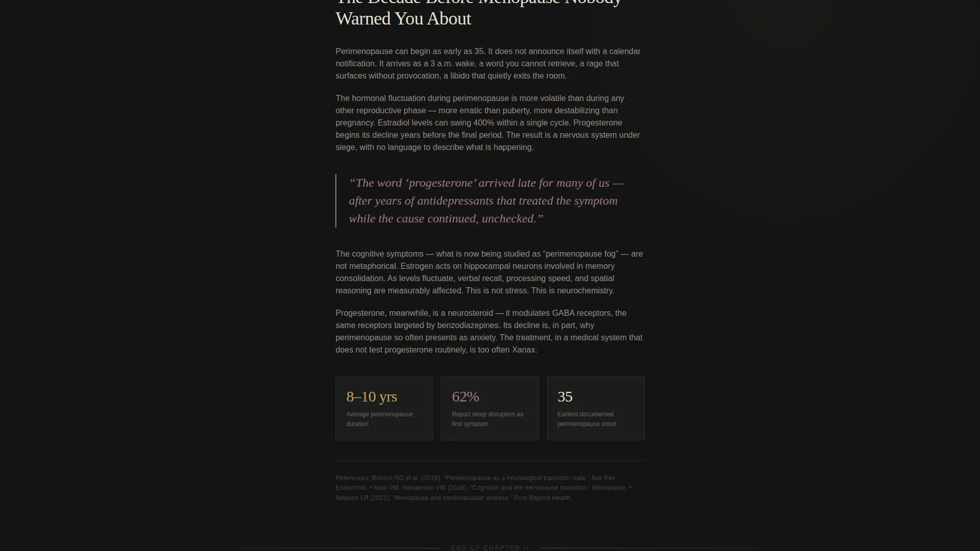 Women's Health Editorial Landing Page Template