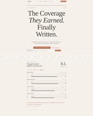 Advanced Sports Blog Pre-Launch & Coming Soon Website Template