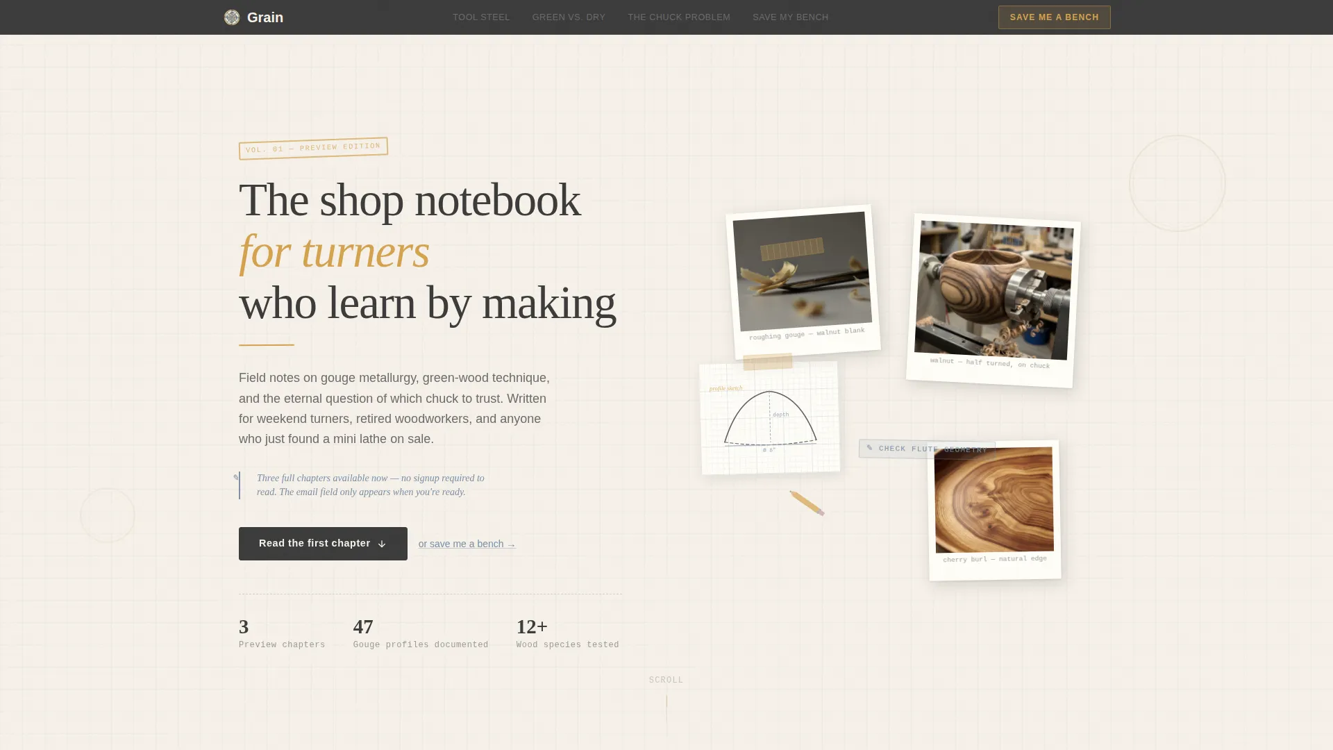 Specialist Woodturning & Lathe Work Content Pre-Launch & Coming Soon Website Template