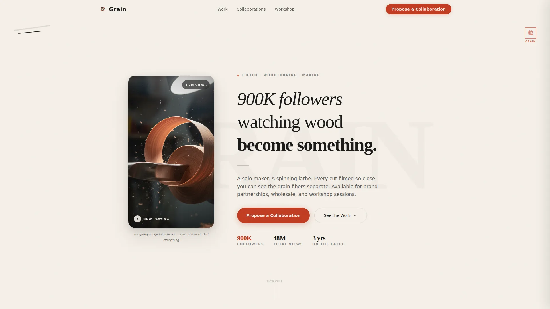Woodturning & Lathe Work Content Professional Website Template