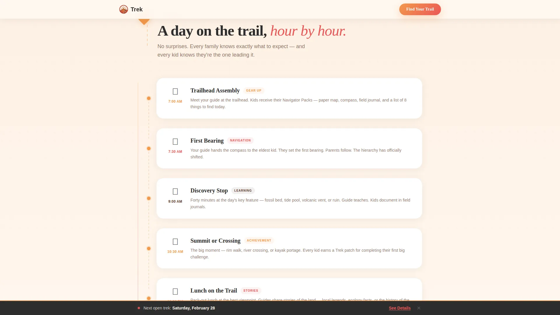 Specialist Family Travel & Experience Professional Website Template