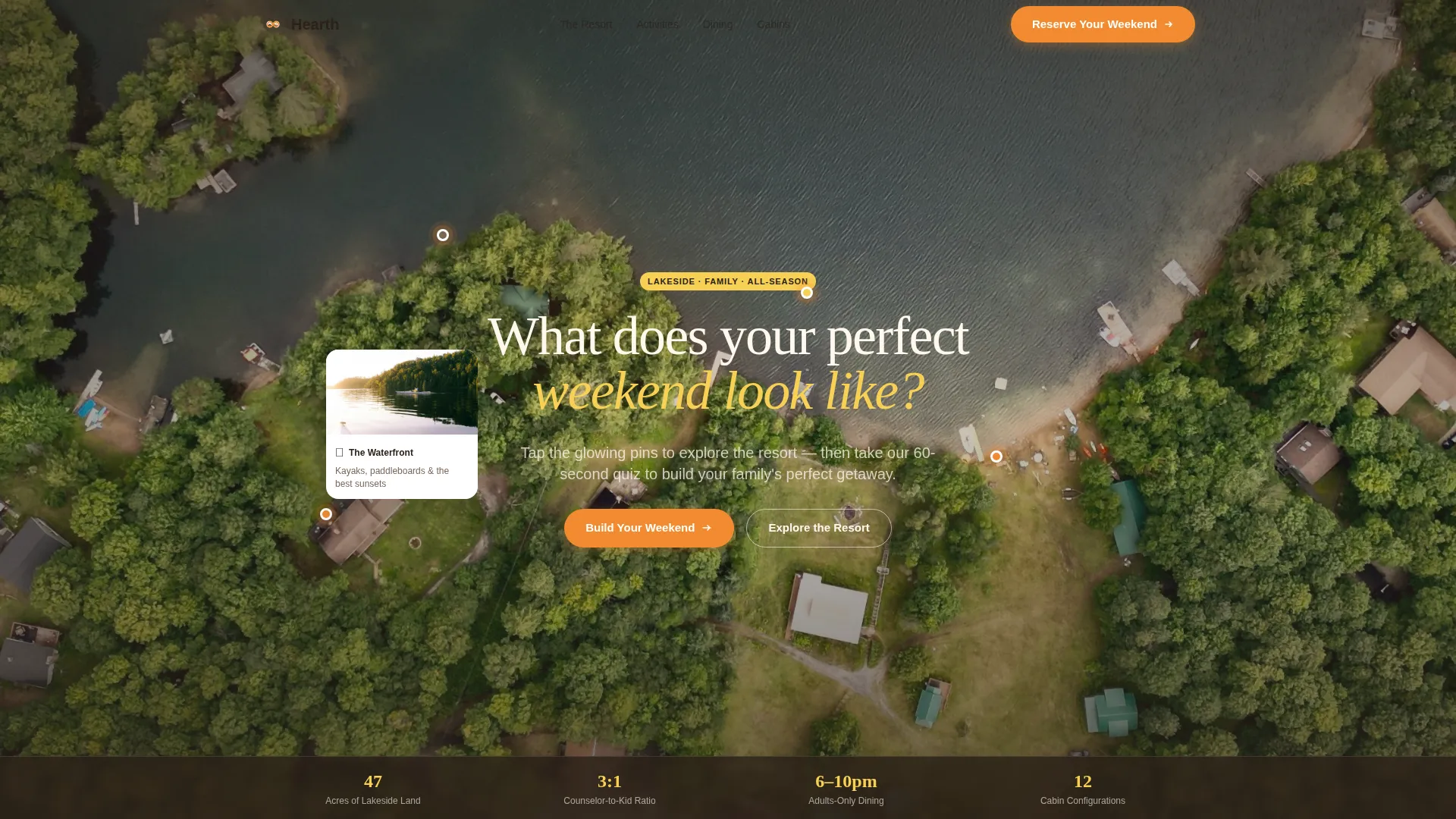Family Travel & Experience Specialist Booking Website Template