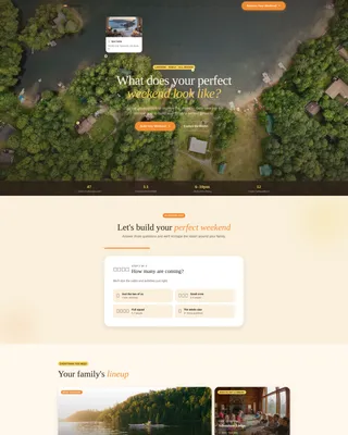 Family Travel & Experience Specialist Booking Website Template