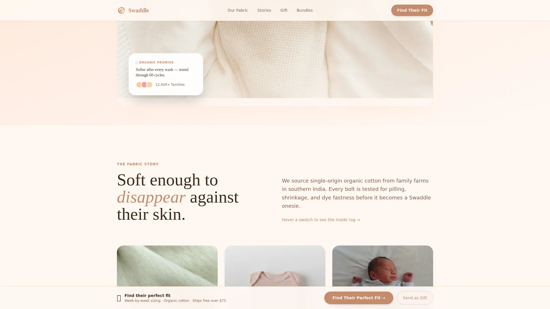 Infant (0-1) Products & Reviews Website Template