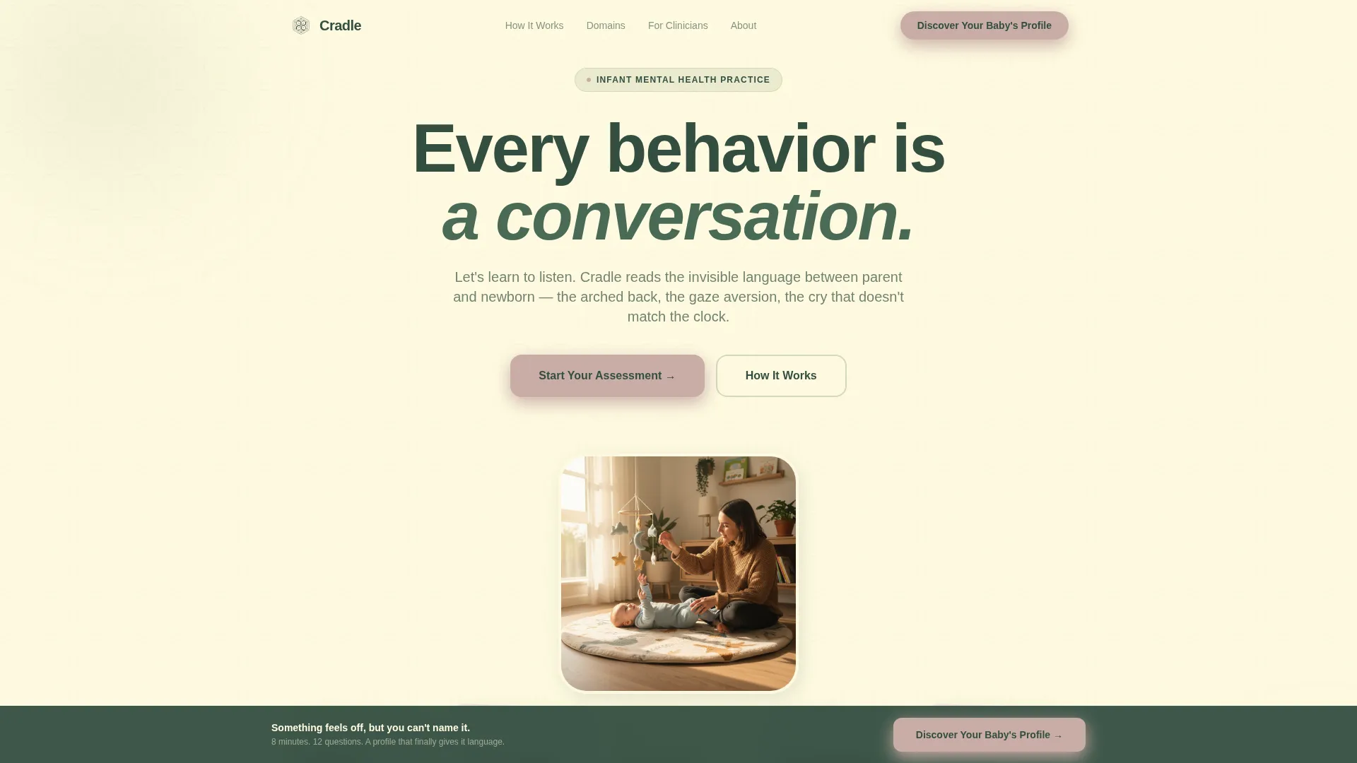Infant Mental Health Quiz Landing Page Template