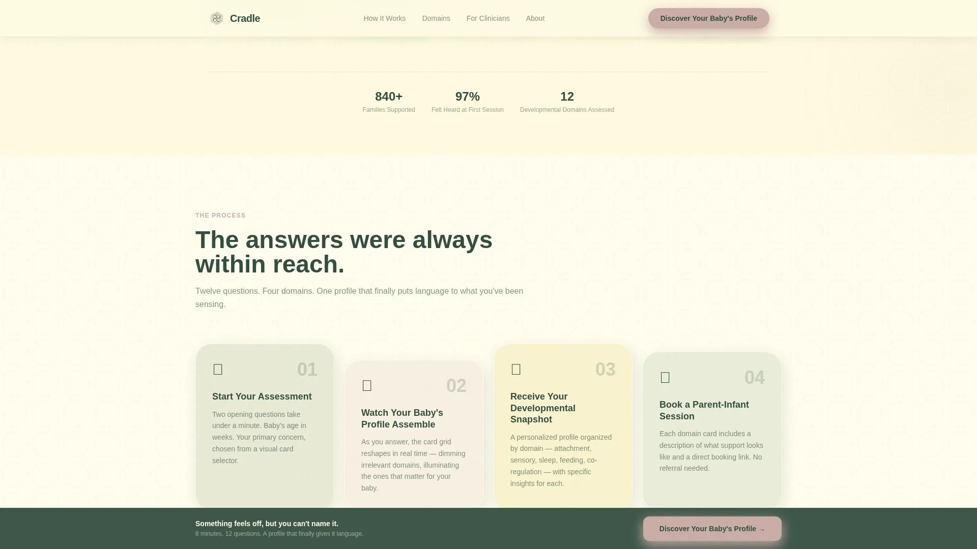 Infant Mental Health Quiz Landing Page Template
