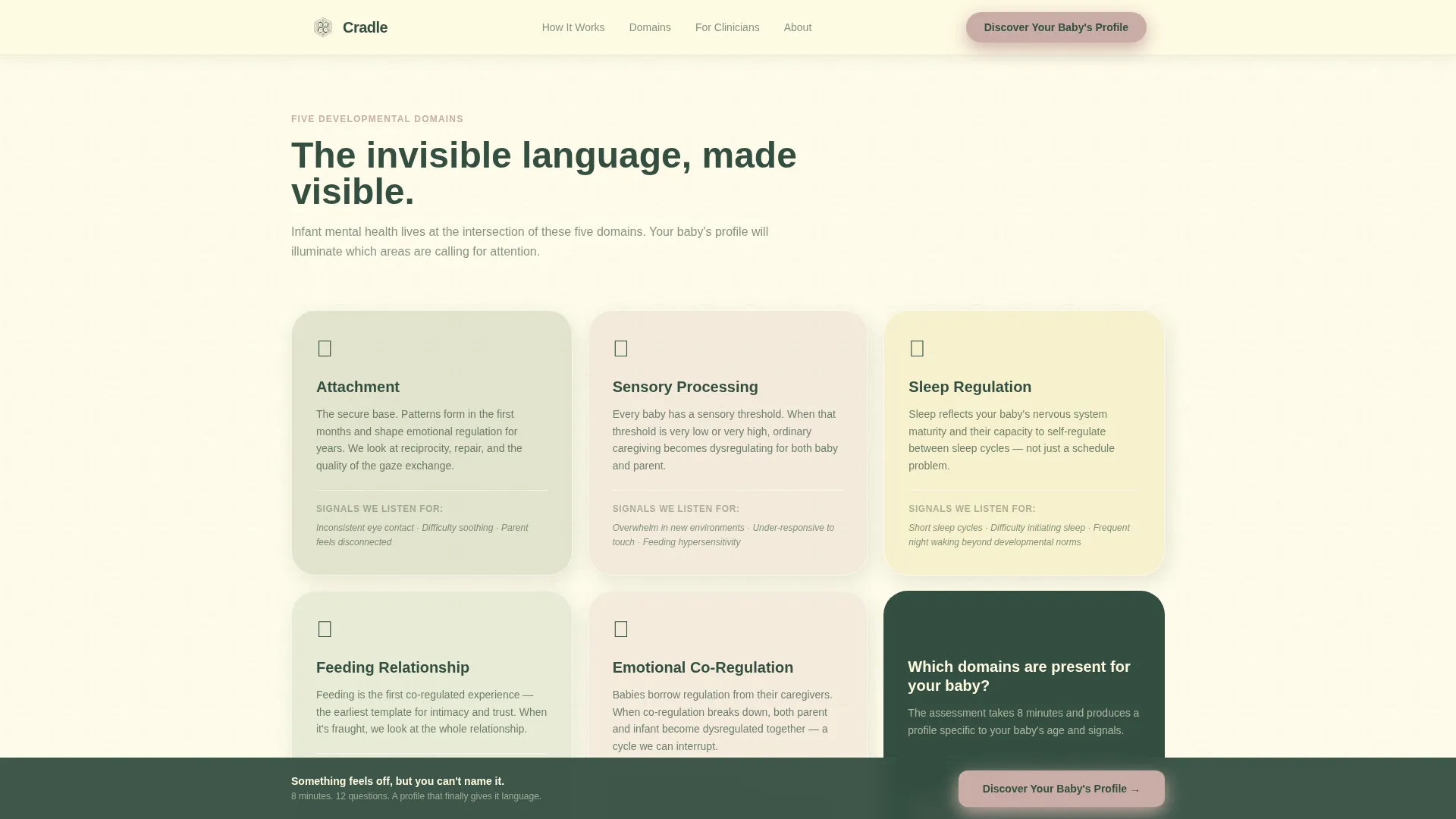 Infant Mental Health Quiz Landing Page Template
