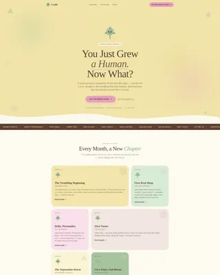 Infant (0-1) Products & Specialist Professional Website Template