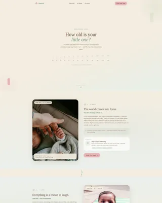 Infant (0-1) Products & Advanced Professional Website Template