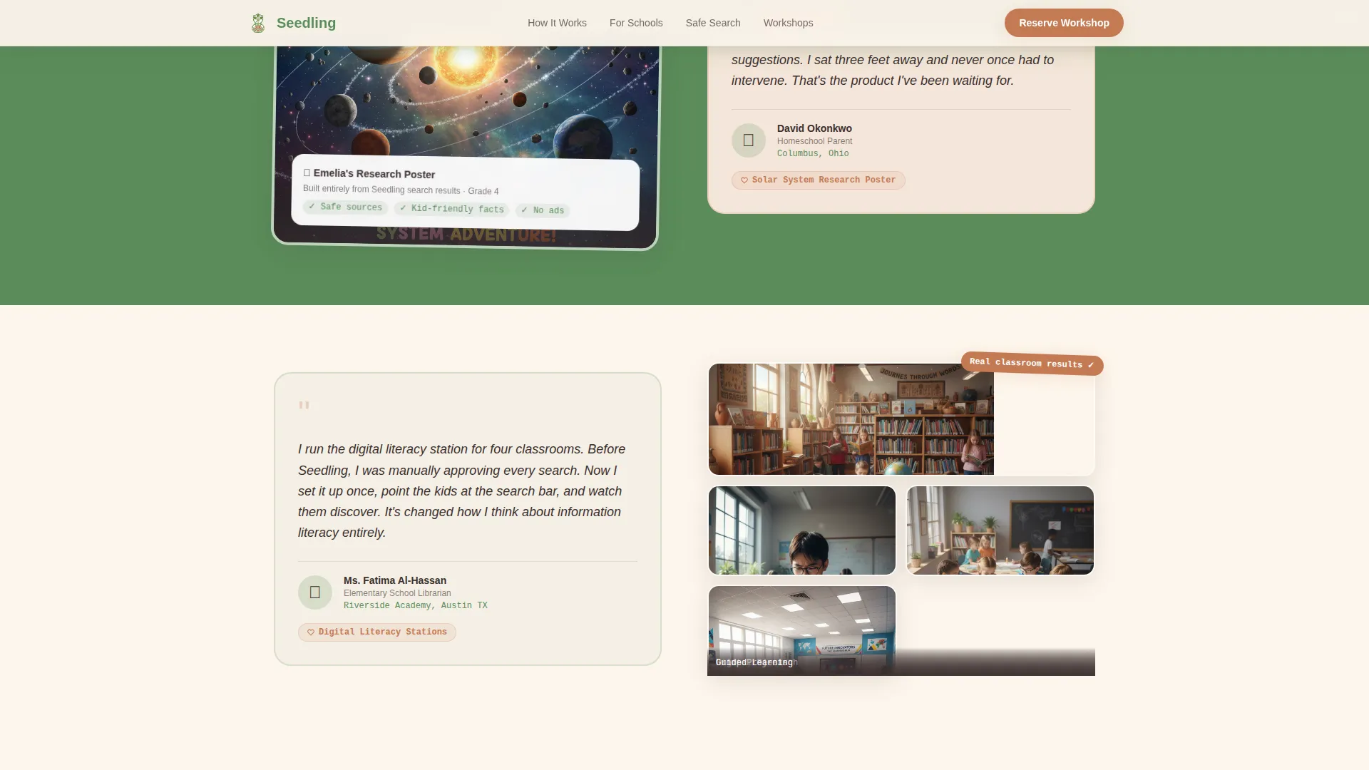 Premium Search Landing Page Template