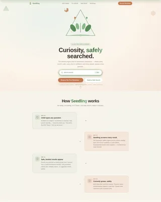 Premium Search Landing Page Template