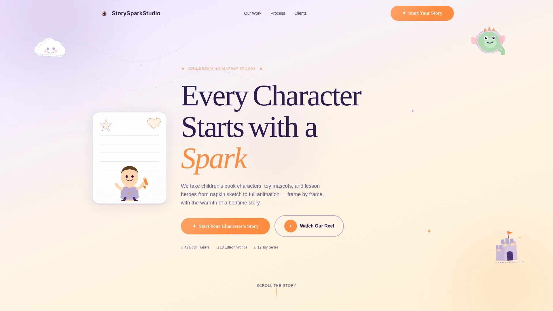Kids Entertainment & Media Premium Booking Website Template