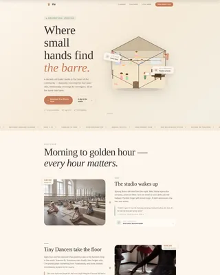 Kids Ballet Professional Website Template