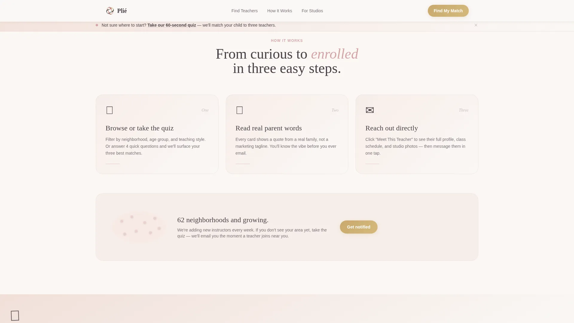 Kids Ballet Directory Website Template