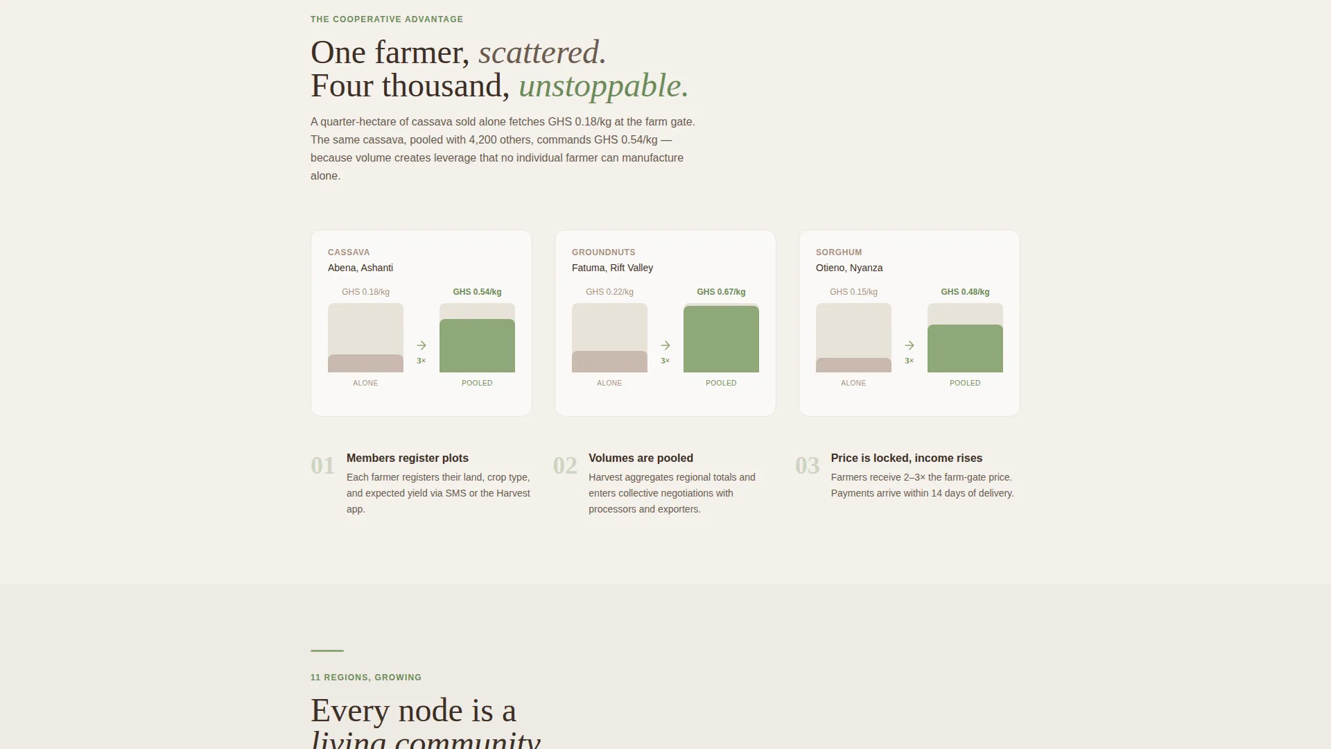 African Farming Cooperative Landing Page Template