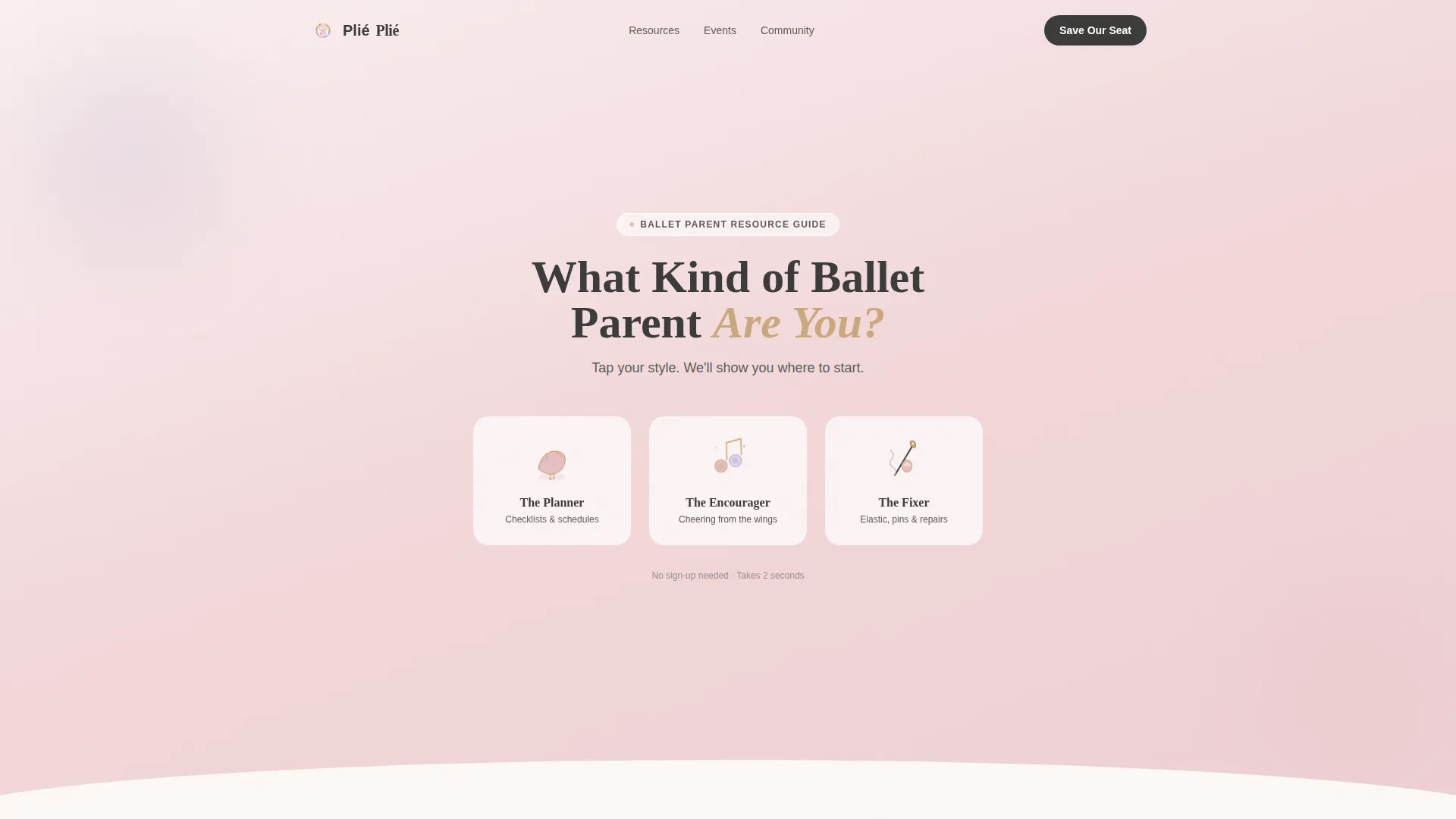 Kids Ballet Pre-Launch Website Template