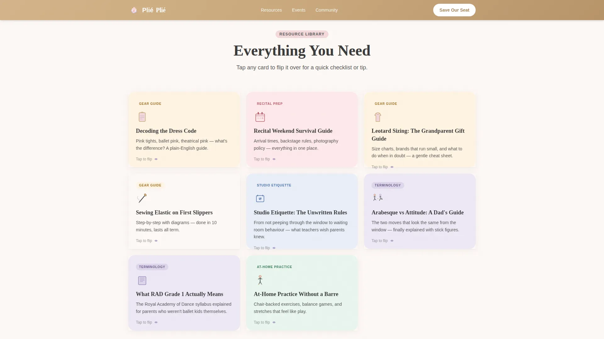 Kids Ballet Pre-Launch Website Template