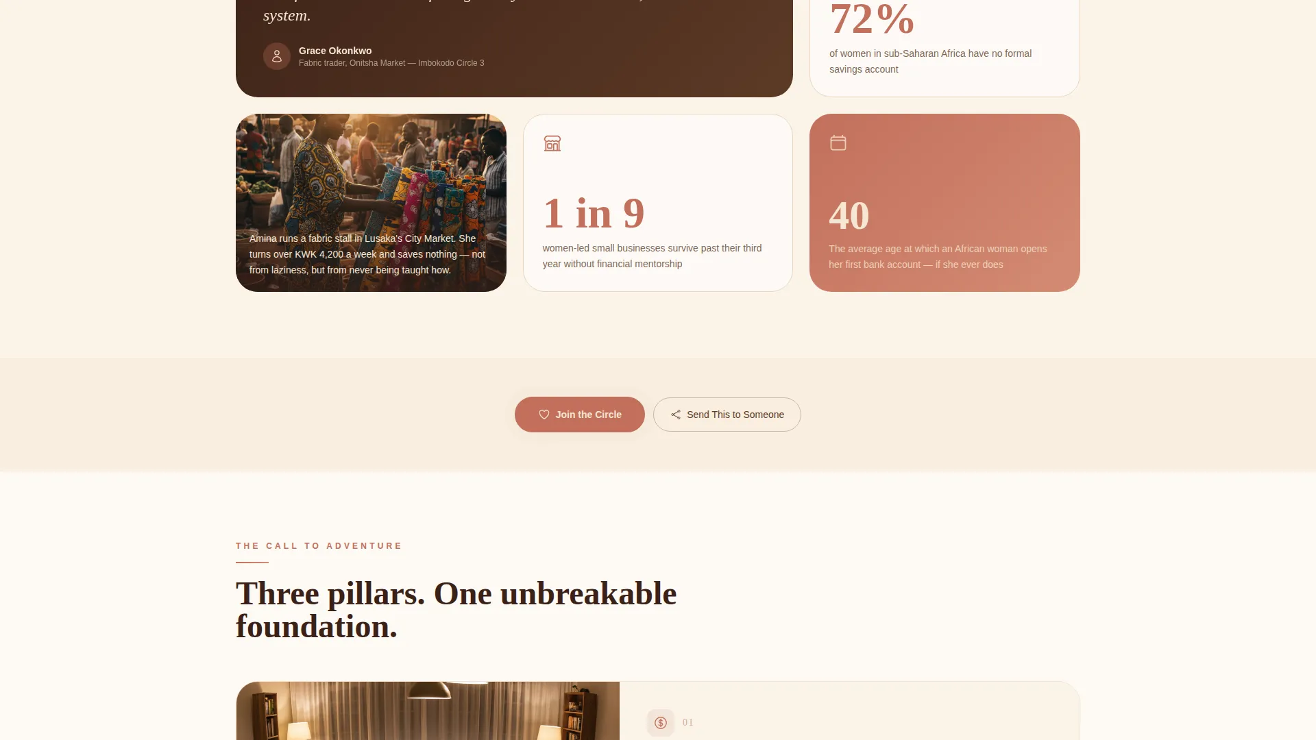 African Women's Empowerment Landing Page Template
