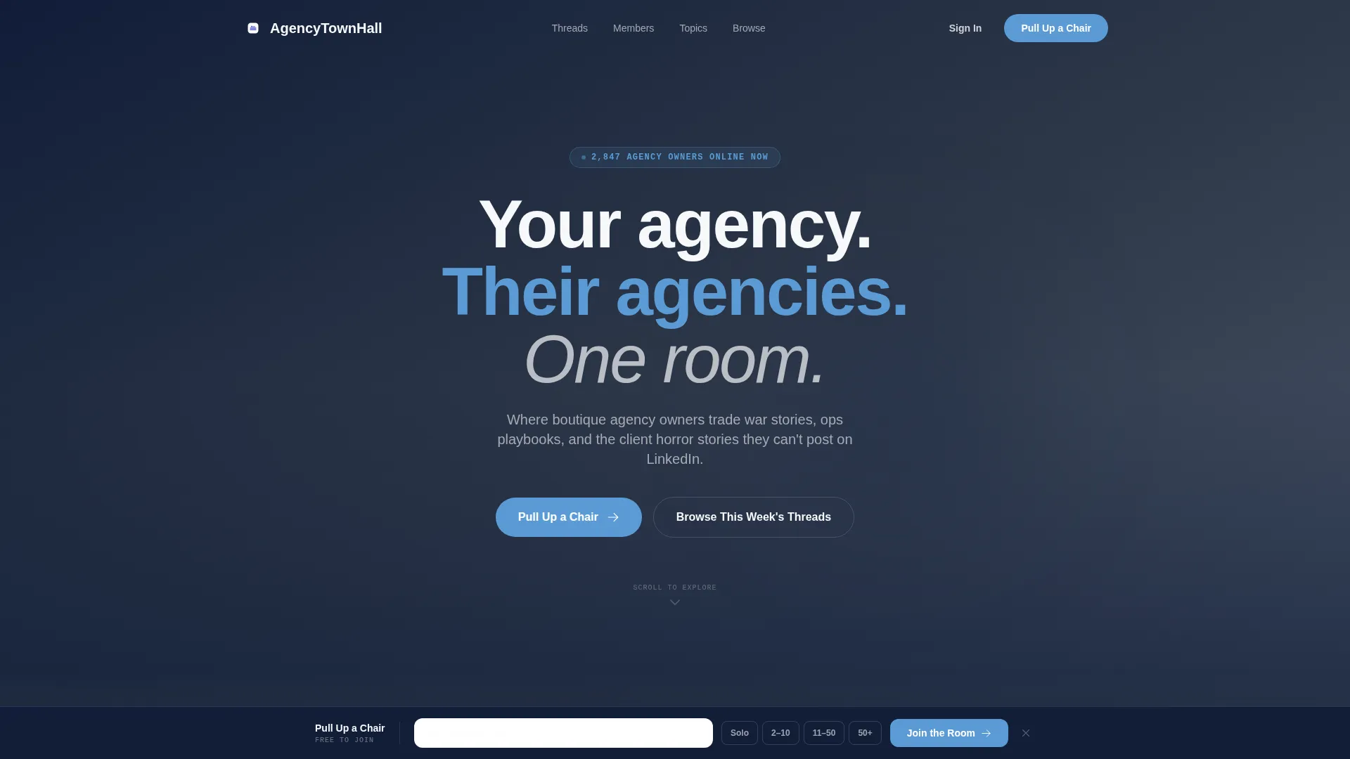 Agency Owners Forum Landing Page Template