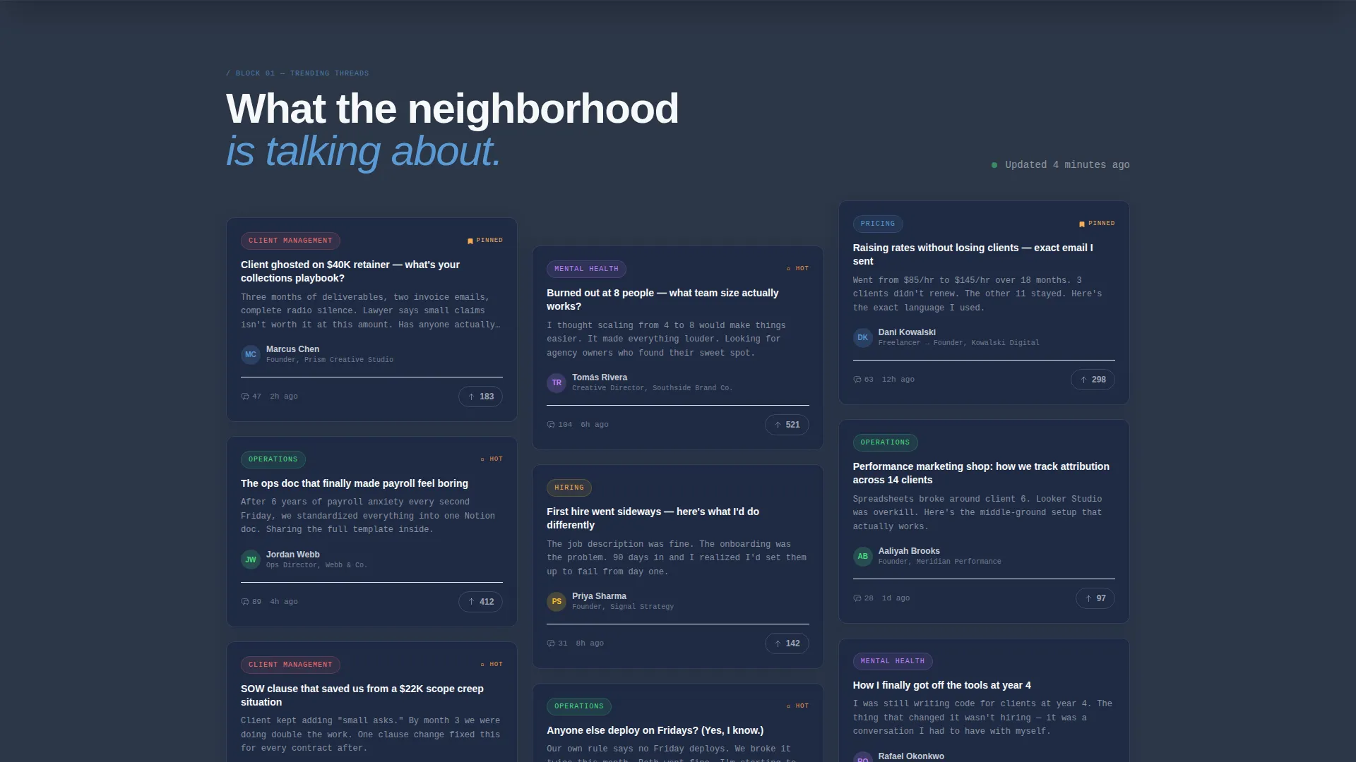 Agency Owners Forum Landing Page Template