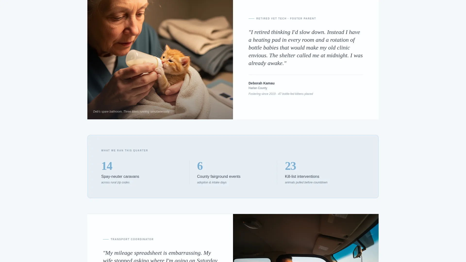 Animal Rights Landing Page Template for Grassroots Rescues