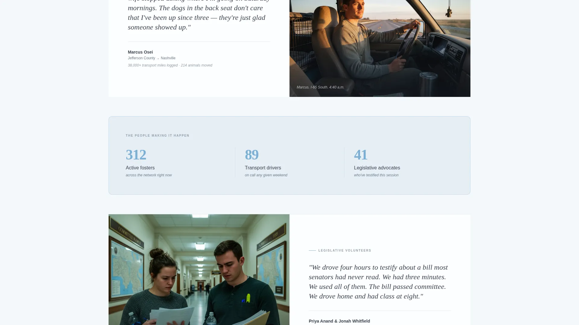 Animal Rights Landing Page Template for Grassroots Rescues
