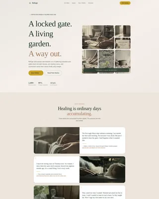 Anti-Trafficking Nonprofit Donation Landing Page Template