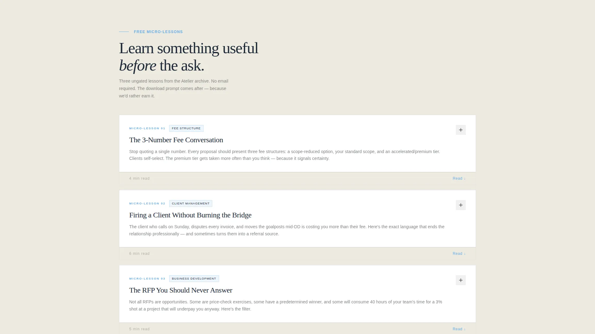 Architects Mastermind Community Landing Page Template