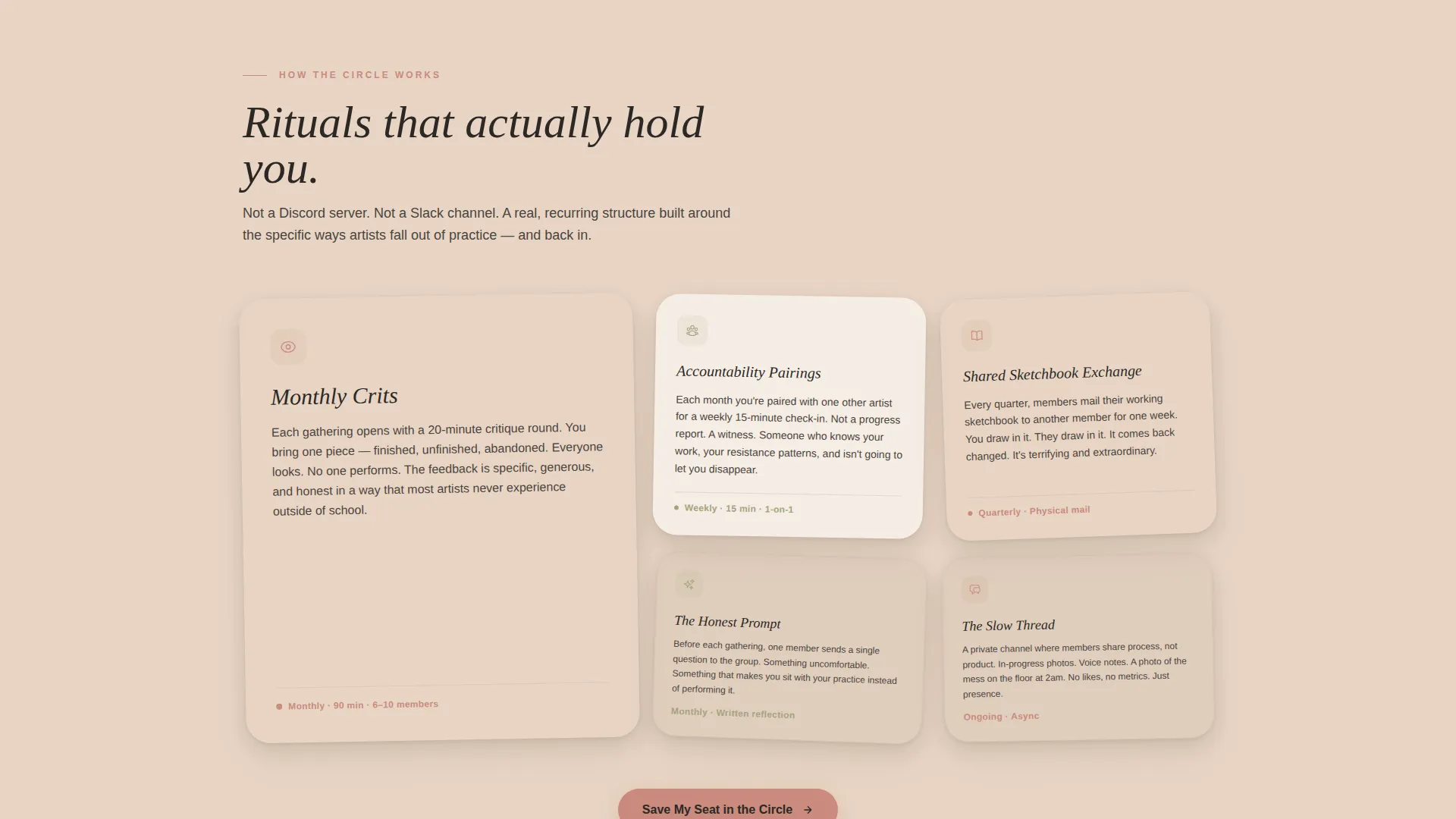Artists & Illustrators Mastermind Landing Page