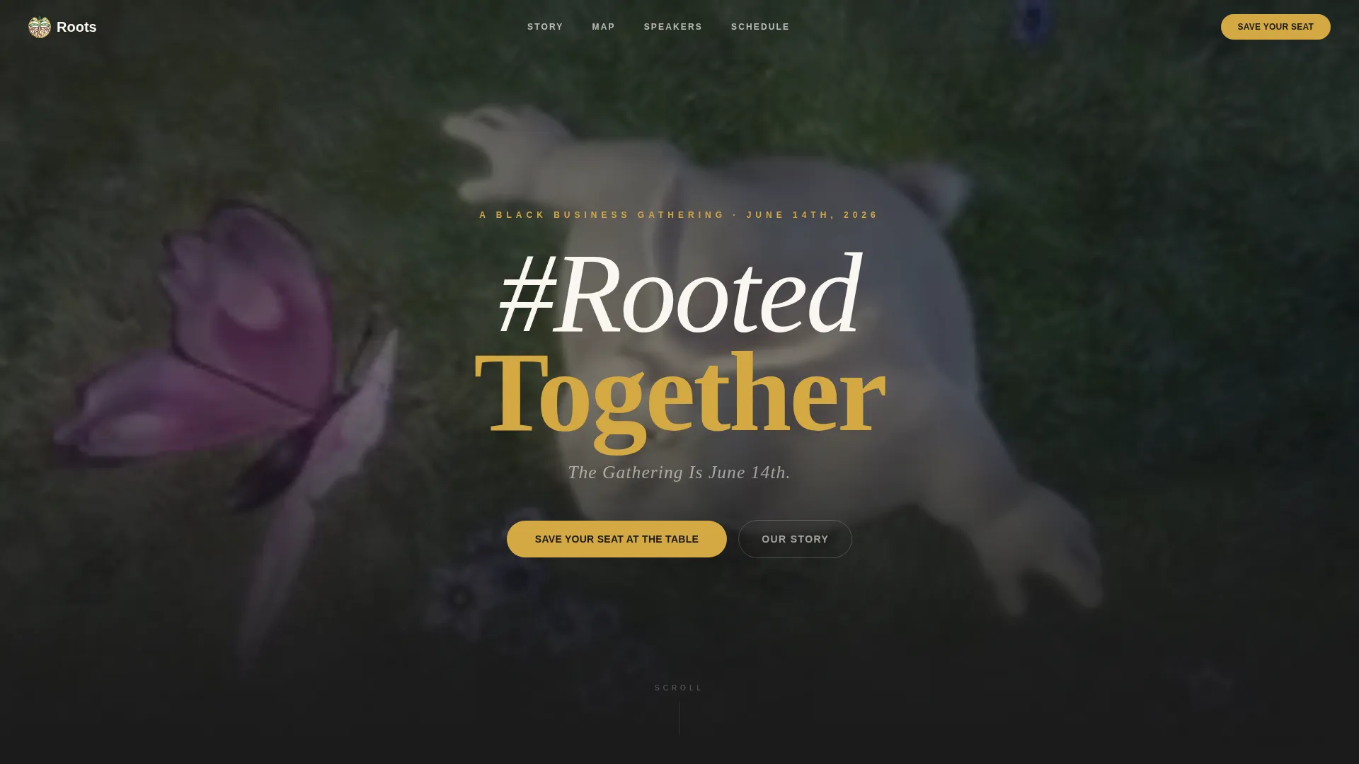 Black Business Network Event Landing Page Template