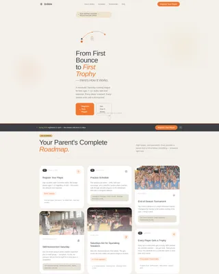 Kids Basketball Professional Website Template