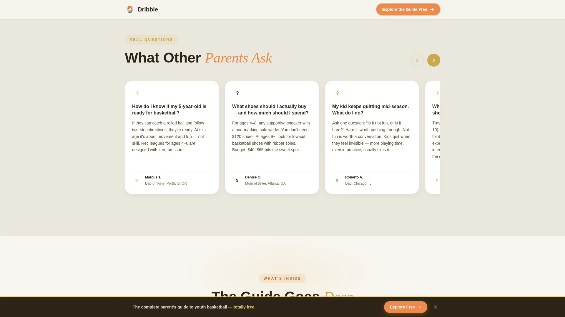 Kids Basketball Specialist Professional Website Template