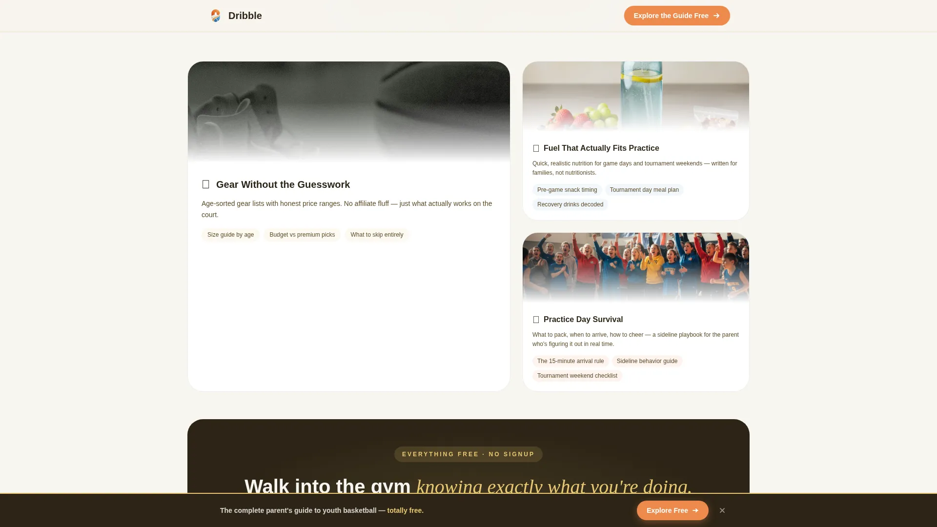 Kids Basketball Specialist Professional Website Template